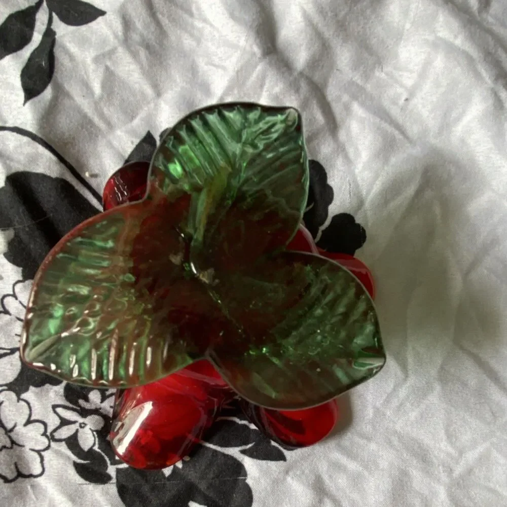 Murano-Style Hand Blown Colorful Stunning Candle Votive